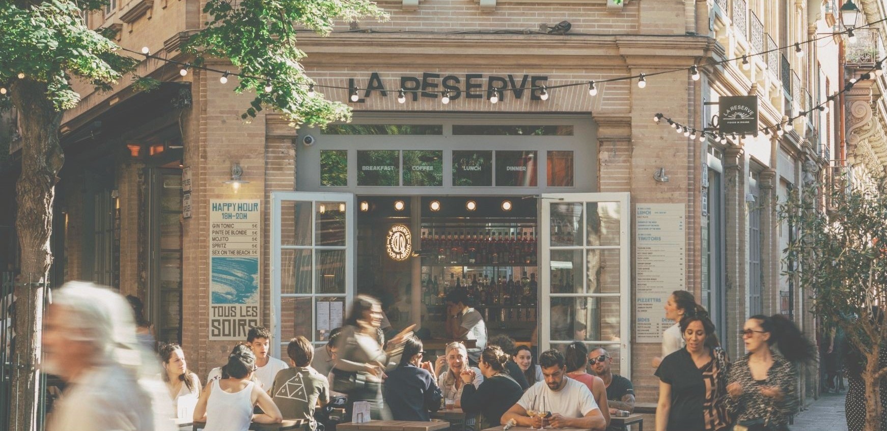Façade du restaurant La Réserve